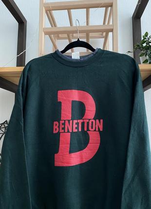 Вінтажний benetton світшот3 фото