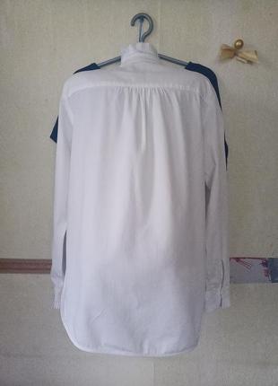 Отличная белая рубашка блуза р.12-40 next4 фото