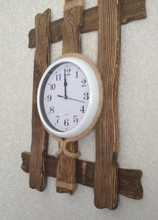 Часы из дерева3 фото