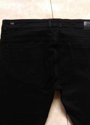 Брендовые черные мужские джинсы скинни с высокой талией diesel, 38 размер.2 фото