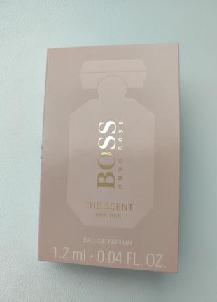 Пробник boss the scent for her eau de parfum 1.2 мл