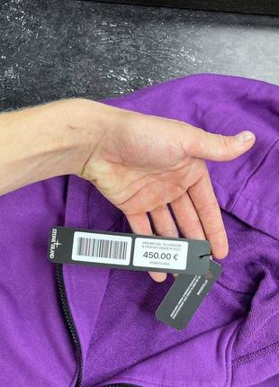 Зип-худи фиолетовое 

zip hoodie stone island violet ☂️6 фото