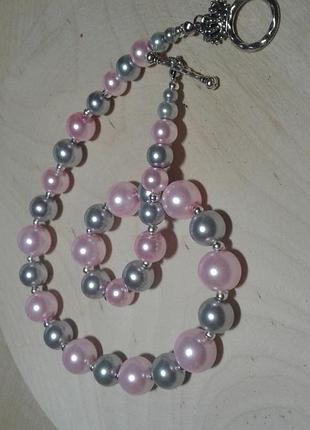 Бусы из эко-жемчуга