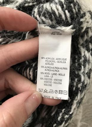 Класний стильний светр cenere в орнамент6 фото