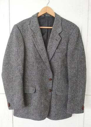 Harris tweed классический твидовый шерстяной пиджак1 фото