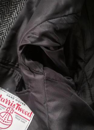 Harris tweed классический твидовый шерстяной пиджак7 фото