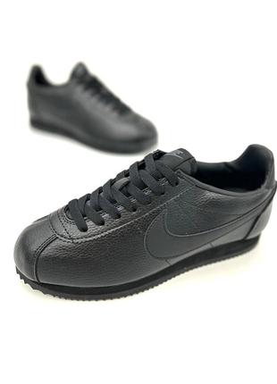 Nike cortez black (черные)