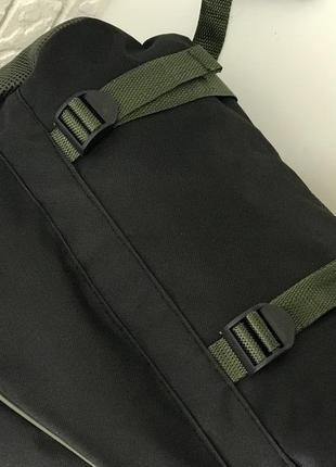 Рюкзак туристичний va t-02-8 65 л, чорний із хакі4 фото