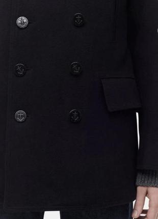 Gloverall churchill peacoat navy3 фото