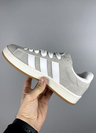 Adidas campus white grey7 фото