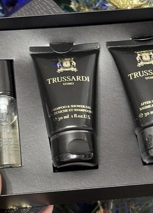 Подарунковий набір trussardi uomo (оригінал)5 фото