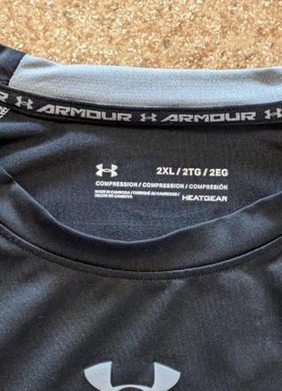 Компресійний лонгслів under armour heatgear® armour long sleeve compression shirt5 фото