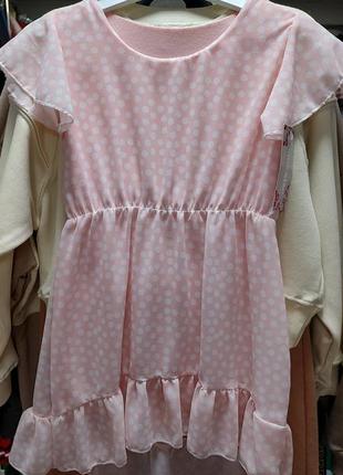 Легкое платье для девочки 4 лет 98/1044 фото
