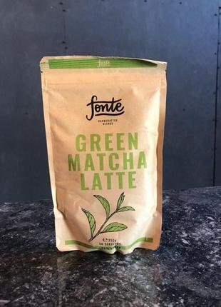 Зелений матчу латте fonte green matcha latte 250g.1 фото