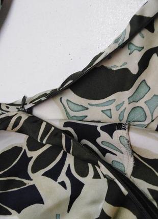 Топ-блузка от zara с тропическим принтом.4 фото