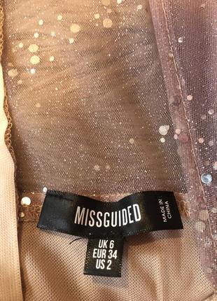 Святкова сяюча сукня missguided4 фото
