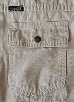 Куртка джинсовая винтажная vintage 80s diesel industray union trucker jacket

size  l3 фото