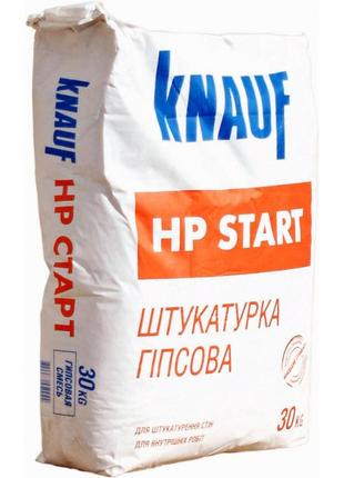 Штукатурка гипсовая стартовая hp start, knauf 30кг