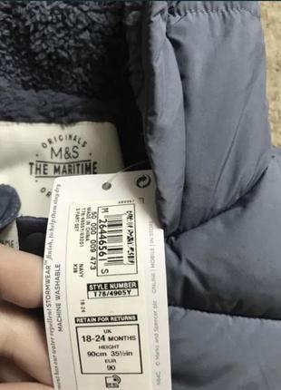 Новий теплий комбінезон m&s дитячий 12-18-24 місяці5 фото