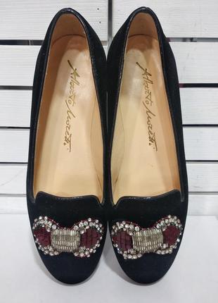 Балетки лофери туфлі alberto moretti