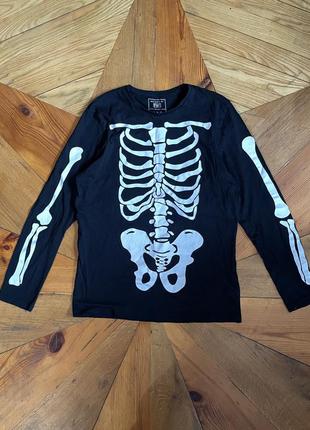 F&f skeleton halloween longsleeve лонг скелет kapital skate y2k streetstyle