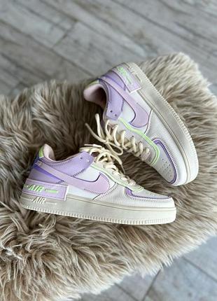 Женские кроссовки nike air force 1 shadow grape