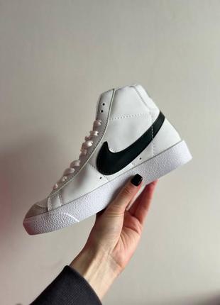 Nike blazer mid vintage 77 white4 фото