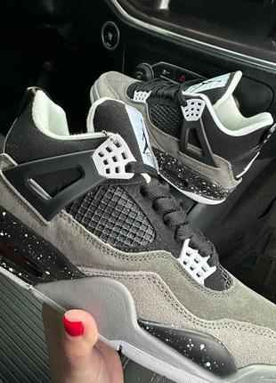 Мужские кроссовки nike air jordan 4 retro stelth7 фото