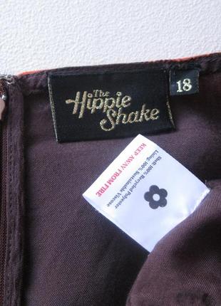 Hippie shake платье цветочное полупрозрачное вискоза размер 187 фото