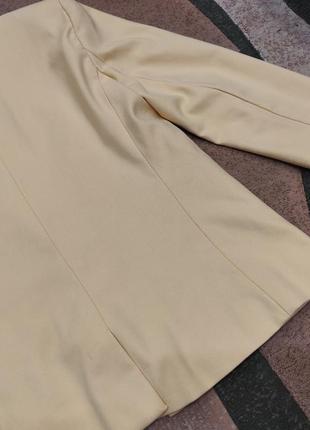 Пиджак пиджак жакет блейзер желтый м,л размер 44,469 фото