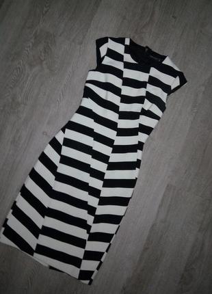 Оригинал!karen millen -нова сукня в смужку