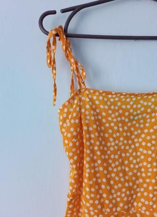 Плаття сукня міні коротка сарафан квітковий принт4 фото