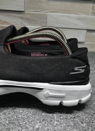 Слипоны skechers - go walk 3 riviera . оригинал3 фото