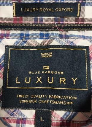 Люксова стильна брендова сорочка marks&amp;spencer2 фото