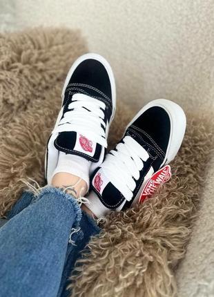 Женские кеды vans knu school black3 фото