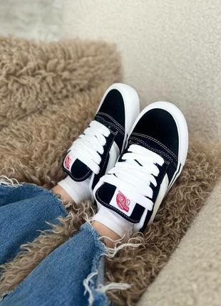 Женские кеды vans knu school black2 фото