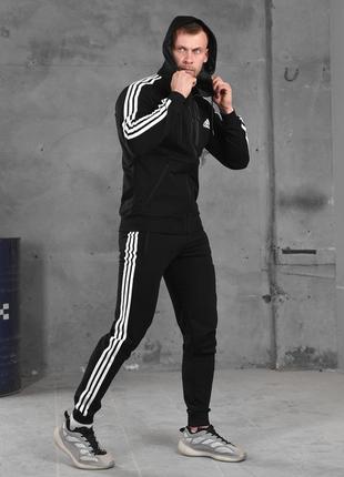 Спортивний костюм adidas black3 фото