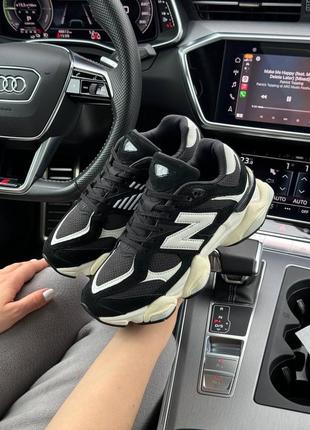 👕жіночі кросівки new balance 9060 prm black white