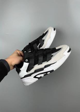 Adidas niteball white-black2 фото