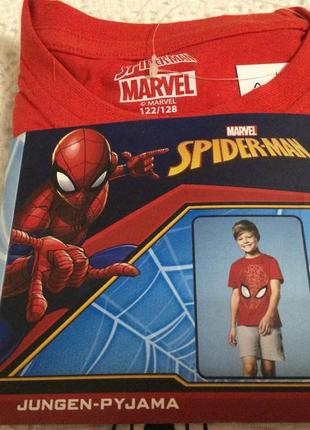 Disney. сша летний комплект или пижама с героем человек-паук. spiderman. футболка и шортики. новый,6 фото