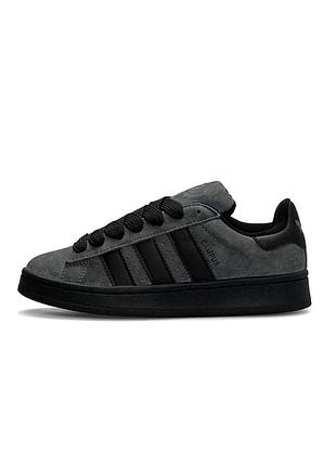 Женские кроссовки adidas campus prm dark gray black