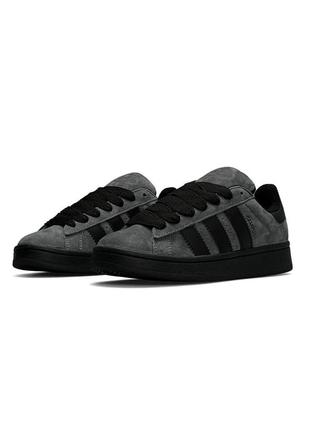 Женские кроссовки adidas campus prm dark gray black5 фото