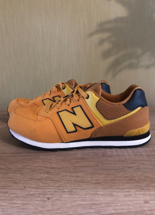 Яркие кроссовки, оригинал, new balance 574, р. 38-39, идеальное состояние2 фото