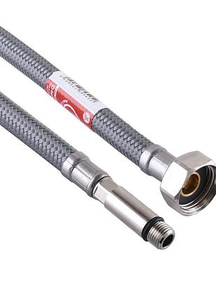 Шланг для смесителя tucai м10х1/2″ длинный штуцер 1,0м антикоррозия taq grif acb 204471