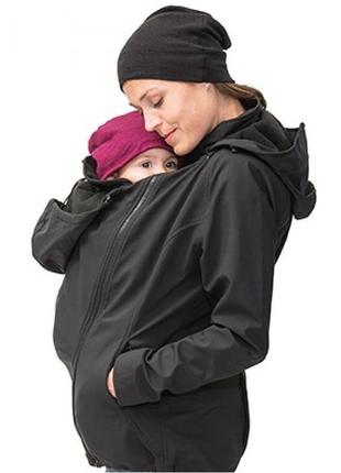 Mamalila® softshell carry jacket куртка софтшельная для мамочки "слингокуртка"