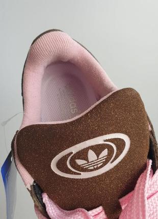 Стильные (женские) кроссовки adidas campus 00s •brown pink• kross арт #3309 фото