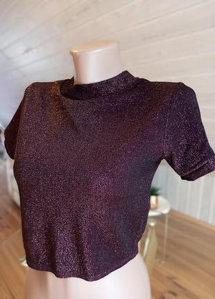 Віскозна блуза з люриксом