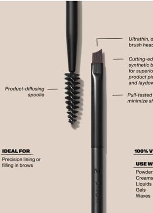Профессиональная кисточка для бровей morphe v207