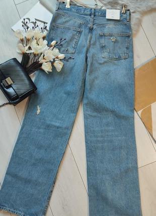Широкие длинные джинсы от zara woman, 34, 36, 40р, оригинал10 фото