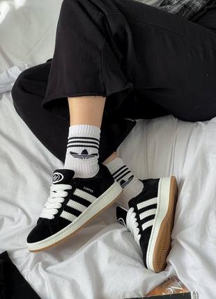 Кроссовки adidas campus black10 фото